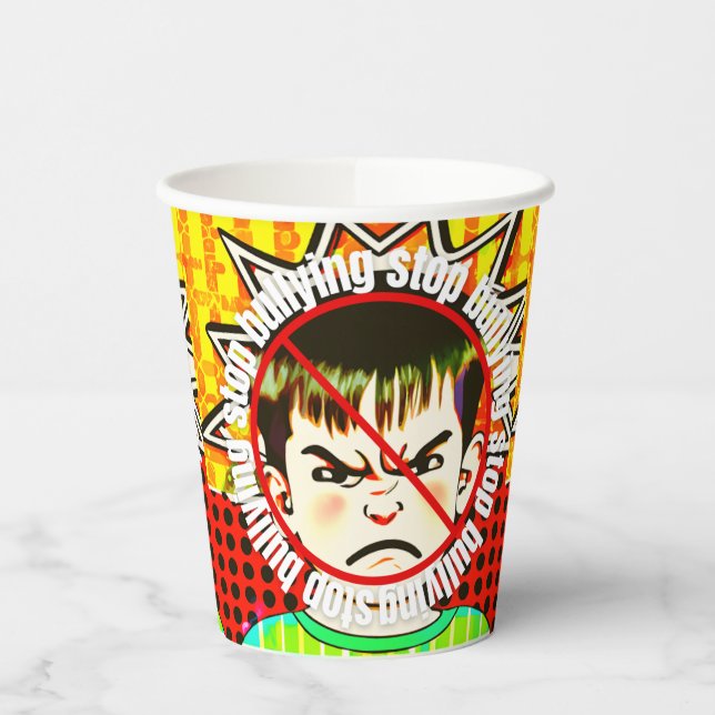 Vasos De Papel Sin bullying (Izquierda)