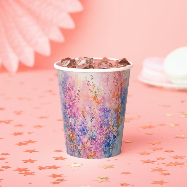 Vasos De Papel Sinfonía de Flor Secreta (in situ)