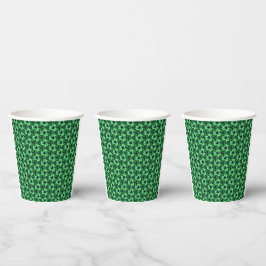 Vasos De Papel Sinfonía en verde