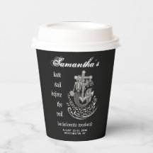 Sirena Gótica Negra Última Fiesta de Soltera Antes