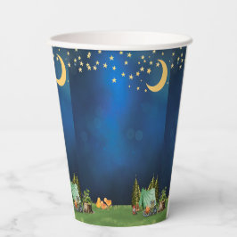 Vasos De Papel Sitio de campamento Baby Shower