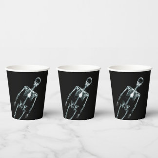 Vasos De Papel Skeleton de rayos X
