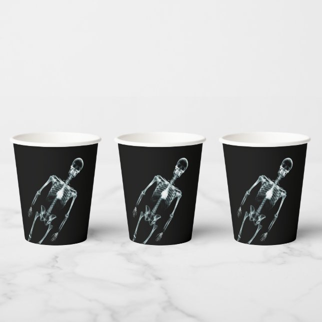Vasos De Papel Skeleton de rayos X (Multi)