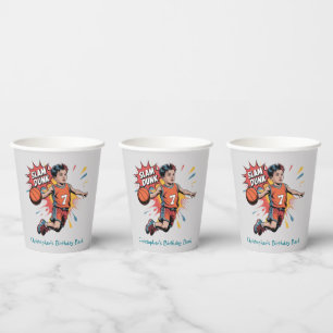 Vasos De Papel Slam Dunk Boy Birday Bash