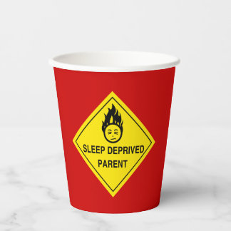 Vasos De Papel Sleep Deprivated Parent Paper Cup