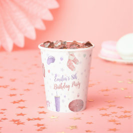Vasos De Papel Sleepover Pajama Birthday Party