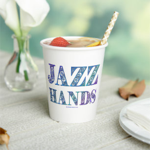 Vasos De Papel SlipperyJoe's musical de Broadway Jazz Hands queer