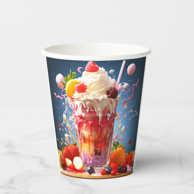 Vasos De Papel Smoothie (Anverso)