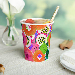 Vasos De Papel Smoothie tropical