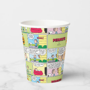 Vasos De Papel Snoopy & Linus Las grandes noticias de la calaba
