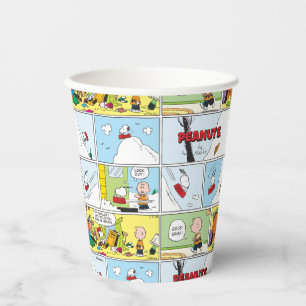 Vasos De Papel Snoopy Sled Riding Food Dish