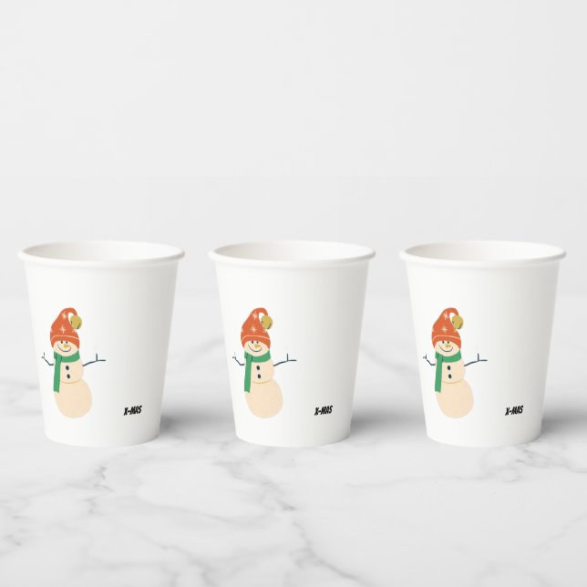 Vasos De Papel snow man t by premora (Multi)