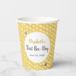 Vasos De Papel So Sweet To Bee Birthday