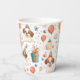 Vasos De Papel Sobre de efectivo hecho a mano - Tema de cumpleaño