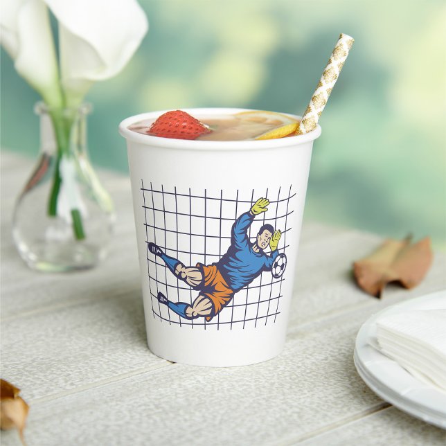 Vasos De Papel Soccer Goalie (Subido por el creador)