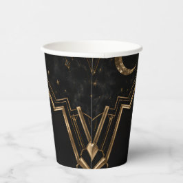 Vasos De Papel Sofisticado Glam Halloween
