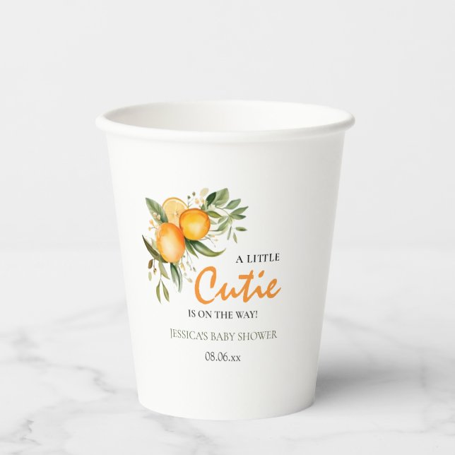 Vasos De Papel Somebunny Special Wildflowers Spring Baby Shower (Anverso)