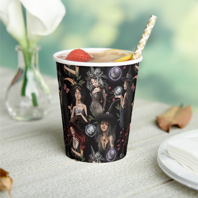 Vasos De Papel Somos las hijas de las brujas que no podrías quema (in situ)