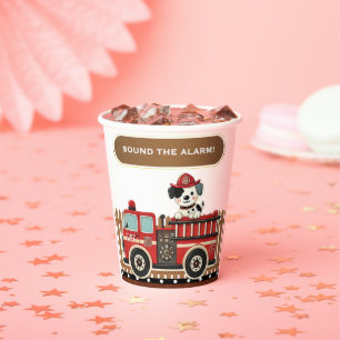 Vasos De Papel ¡Sonar la alarma! Baby Shower moderno para camione