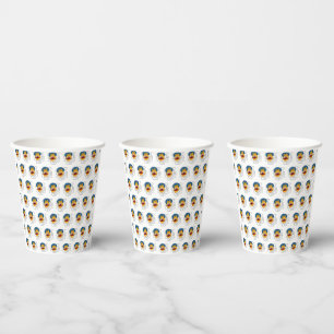 Vasos De Papel Sonrisa cara de mono