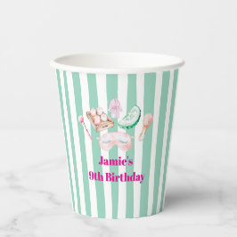 Vasos De Papel Spa Day Kid's Party 