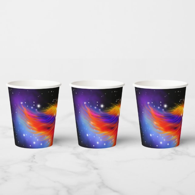 Vasos De Papel Space Phoenix Nebula (Multi)