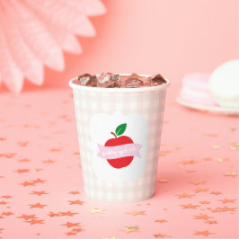 Vasos De Papel Sparkling Apple Cider Girls Birthday