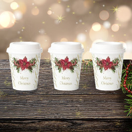 Vasos De Papel Sparkly Navidad Paper Cup