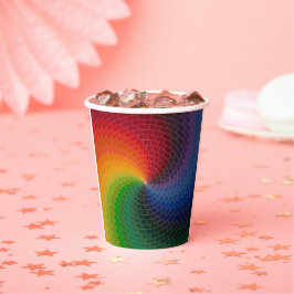 Vasos De Papel Spectrum wheel made of bricks