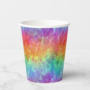 Vasos De Papel spellcaster - resistente prisma del arcoiris sombr