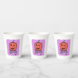 Vasos De Papel Spicy Pumpkin Spice