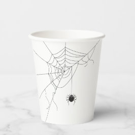 Vasos De Papel spider web