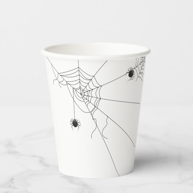 Vasos De Papel spider web net (Anverso)