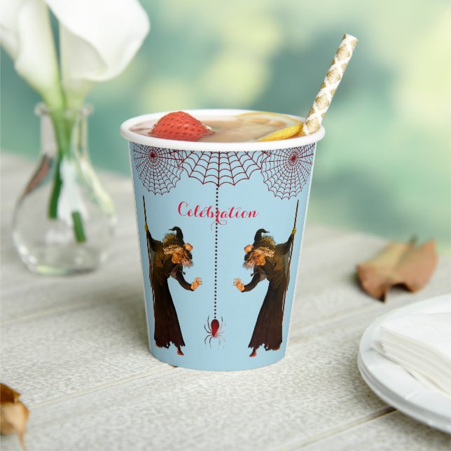 Vasos De Papel Spiders Witches (in situ)