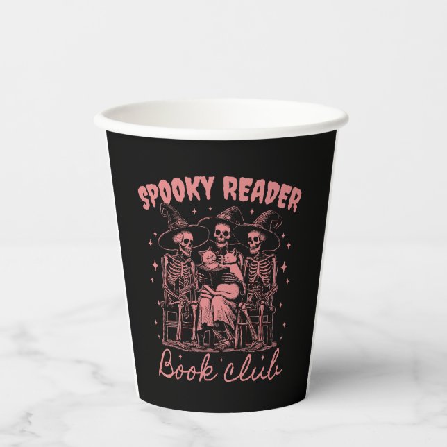 Vasos De Papel Spookoky Reader Book Club D Red (Anverso)