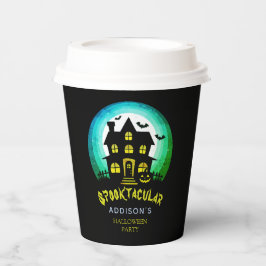 Vasos De Papel Spooktacular Spooky House Halloween Party