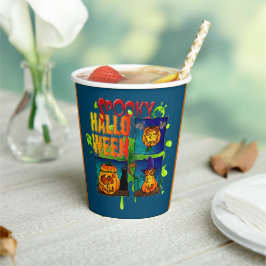 Vasos De Papel Spooky Halloween