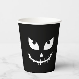 Vasos De Papel Spooky Halloween summerween black pumpkin