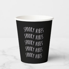 Vasos De Papel spooky vibes typography