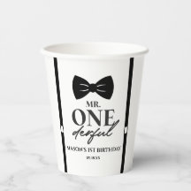 Sr. ONEMaravilloso Bowtie Primer Fiesta de cumplea