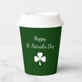 Vasos De Papel St. Patrick's Day Party Shamrock Green