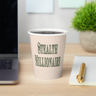 Vasos De Papel Stealth Millionaire