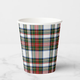 Vasos De Papel Stewart Dress Tartan Plaid Cuadros De Papel