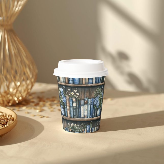 Vasos De Papel Storybook Blue Boy Library Book Baby Shower (Subido por el creador)