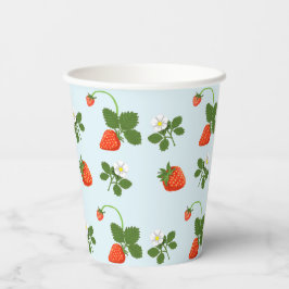Vasos De Papel Strawberries