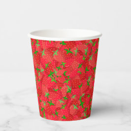 Vasos De Papel Strawberry Medley