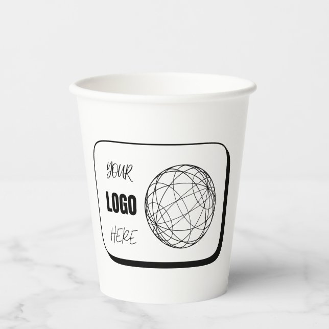 Vasos De Papel Su Logo Aquí (Anverso)