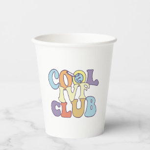 Vasos De Papel Subrogada del Día de Transferencia de Mamá del Clu