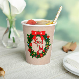 Vasos De Papel Sueco God Jul Merry Christmas