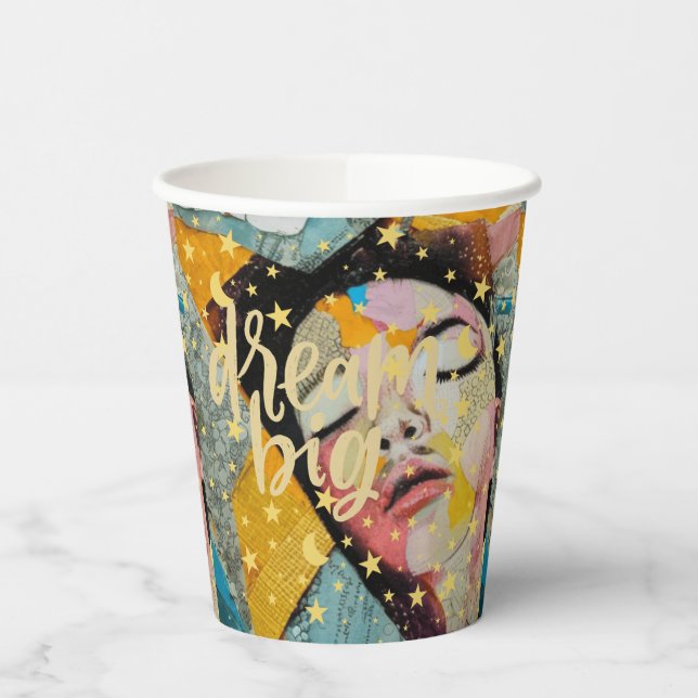 Vasos De Papel Sueña en Grande (Izquierda)
